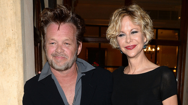 John Mellencamp and Meg Ryan at event