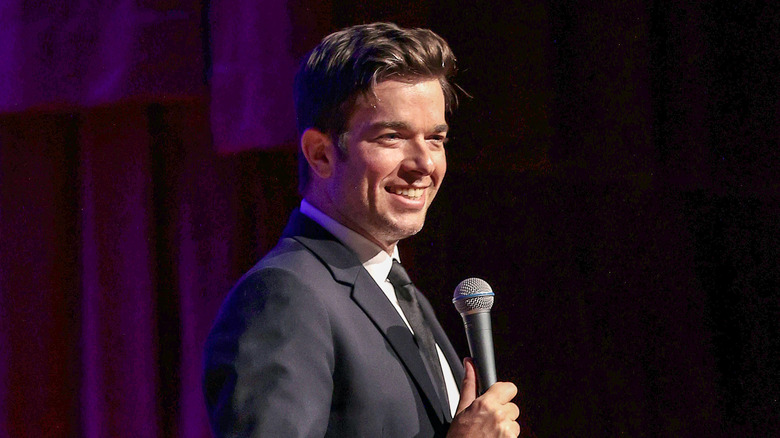 John Mulaney performing 