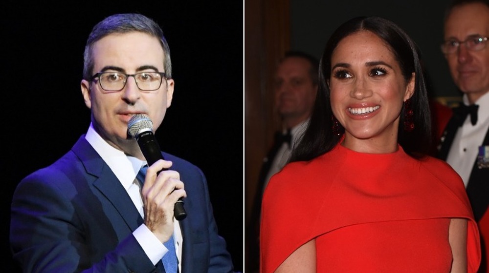 John Oliver and Meghan Markle