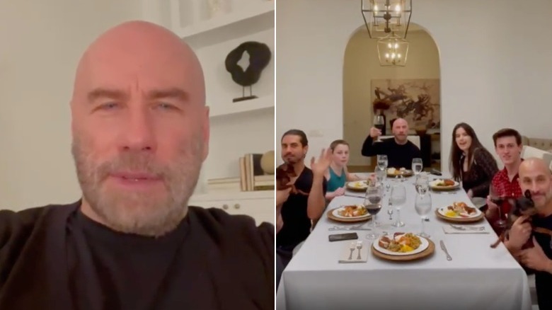 John Travolta's Thanksgiving montage