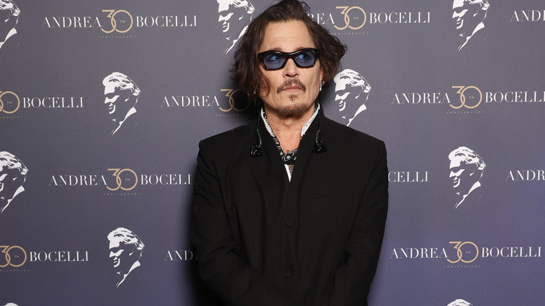 Johnny Depp on the red carpet