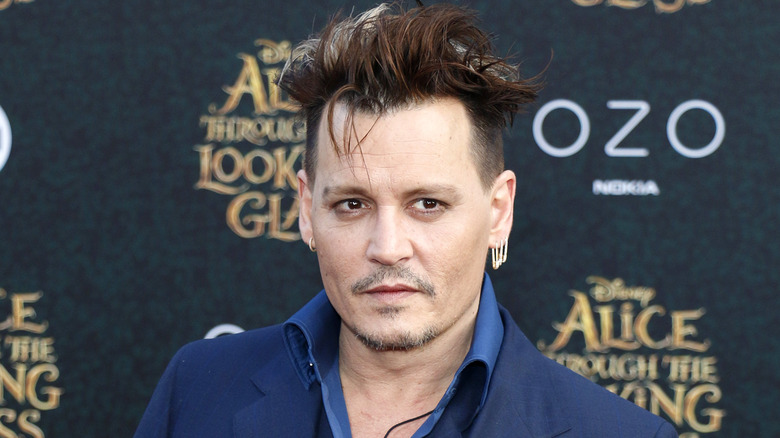 Johnny Depp on the red carpet