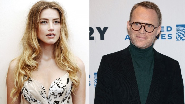 Amber Heard at premiere of "The Danish Girl"; Paul Bettany at 92Y in April 2022