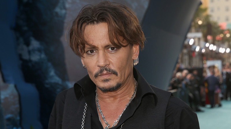 Actor Johnny Depp at the Premiere of Pirates of the Caribbean: Dead Men Tell No Tales