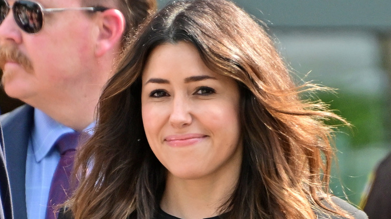 Camille Vasquez smiling outside courthouse in Fairfax, VA