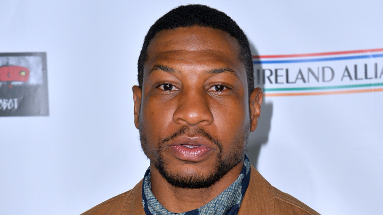 Jonathan Majors at event