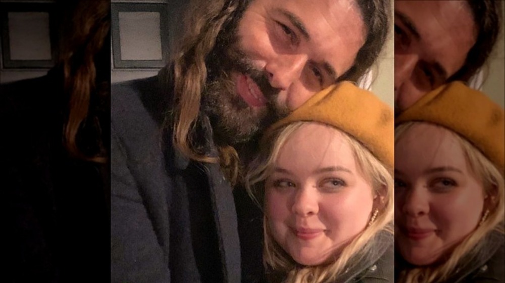 Jonathan Van Ness and Nicola Coughlan taking a selfie