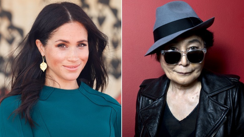 Yoko Ono and Meghan Markle event