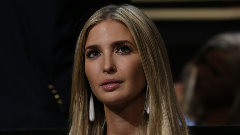 Ivanka Trump looking up