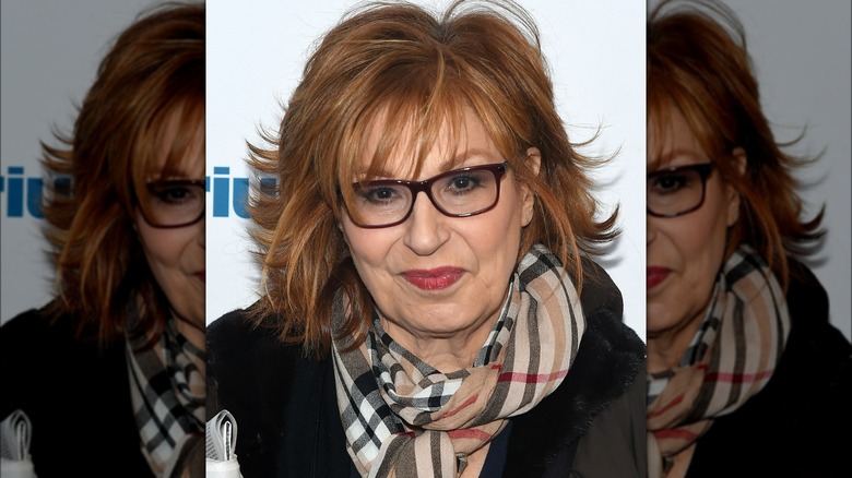 Joy Behar looking serious