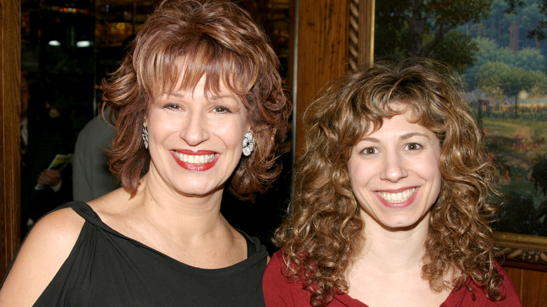 Joy Behar poses with her daughter Eve