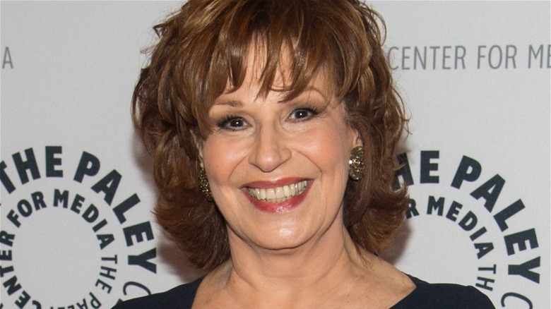 Joy Behar, smiling on a red carpet