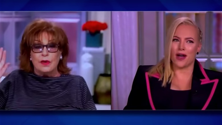 Joy Behar telling Meghan McCain she didn't miss her