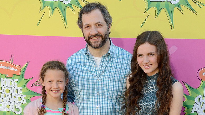 Iris, Judd, and Maude Apatow at Kids' Choice Awards