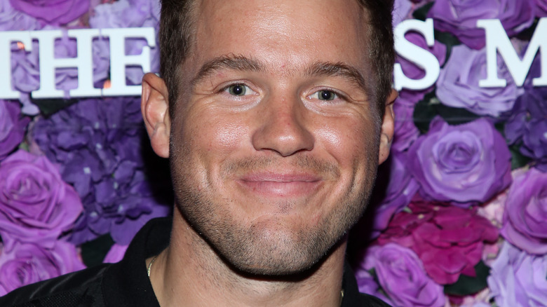 Colton Underwood smirking