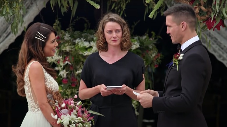 KC Osborne and Drew Brauer's wedding on Married at First Sight Australia