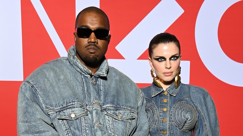 Kanye West and Julia Fox