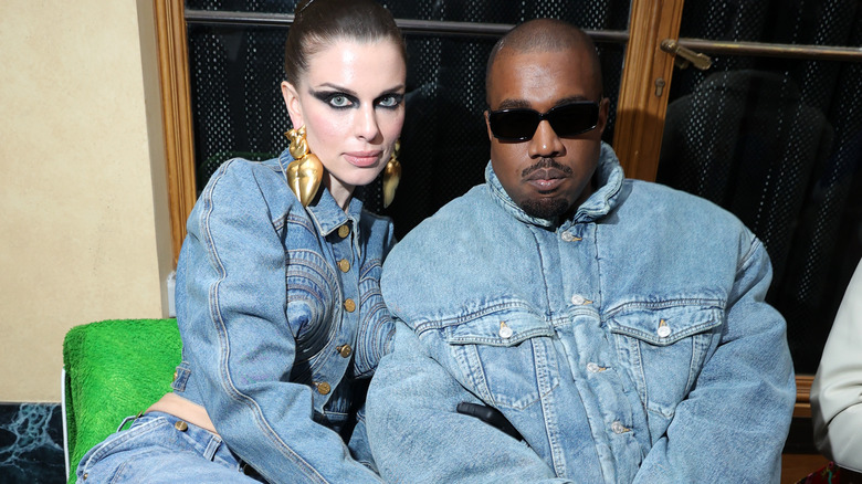 Julia Fox and Kanye West