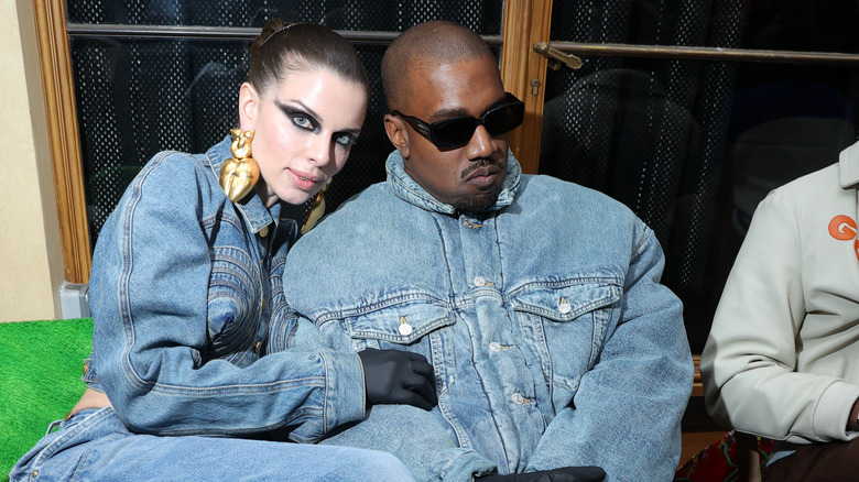 Julia Fox and Kanye West