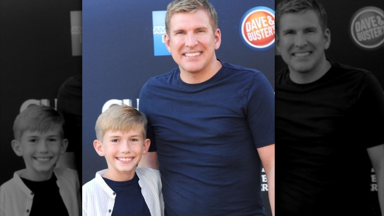 Todd and Grayson Chrisley smiling 