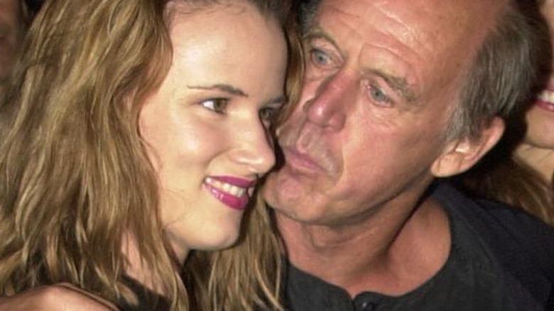 Juliette Lewis and her father Geoffrey Lewis