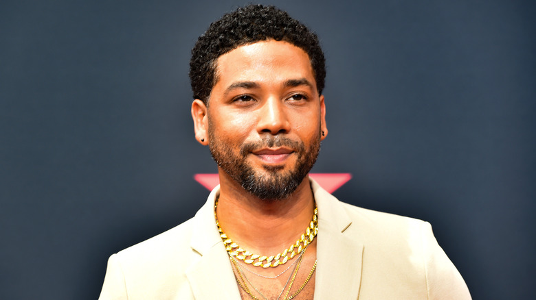 Jussie Smollett smiling