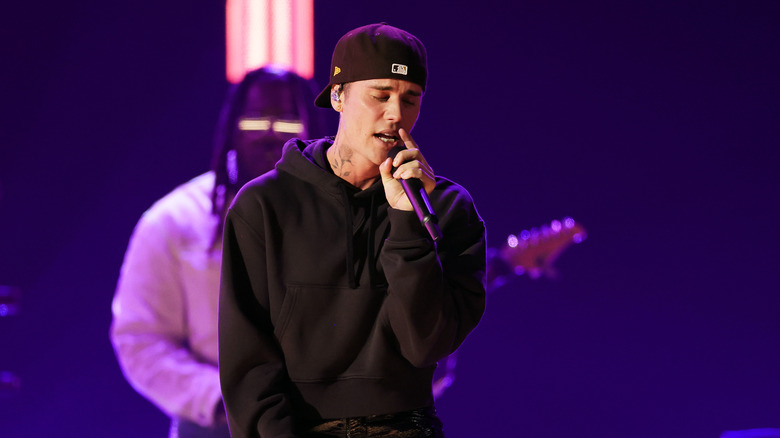 Justin Bieber performs 