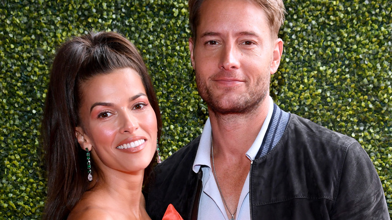 Justin Hartley and Sofia Pernas at the 2021 MTV Movie & TV Awards