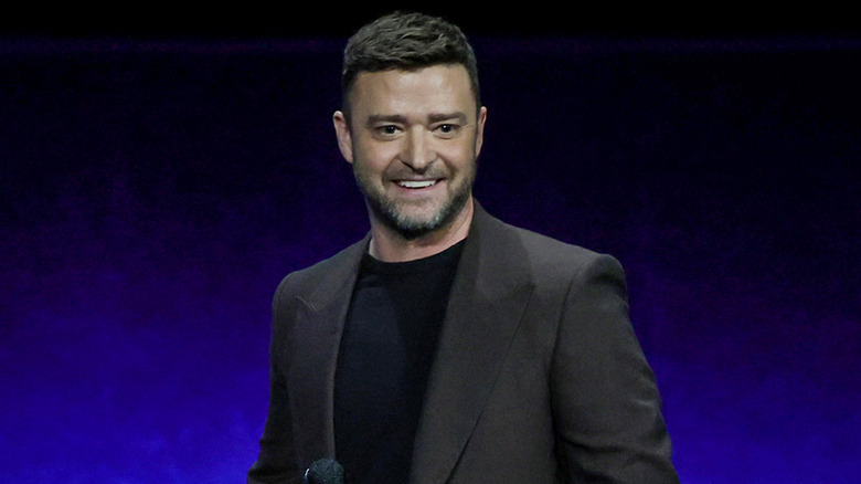 Justin Timberlake posing in 2023