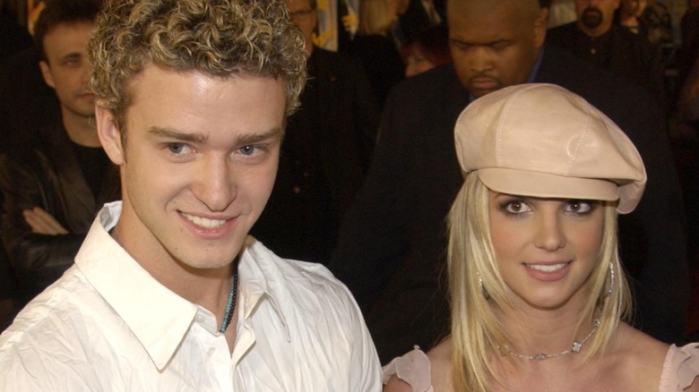 Justin Timberlake, Britney Spears, "Crossroads" premiere, 2002