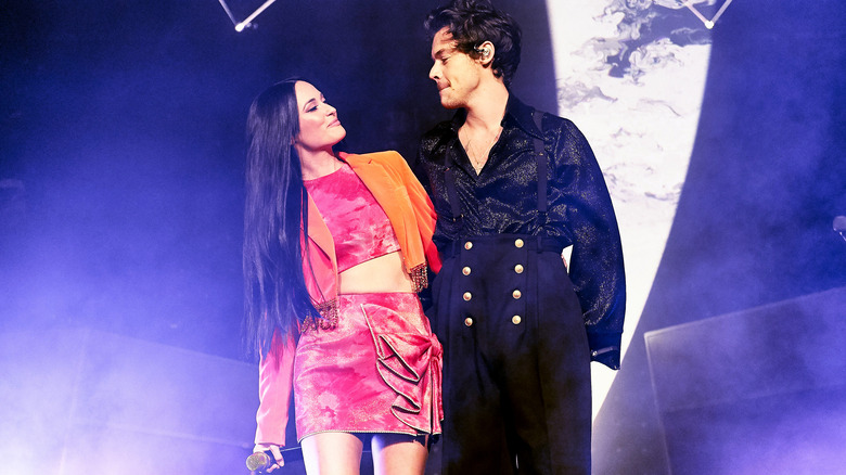 Kacey Musgraves Harry Styles on stage