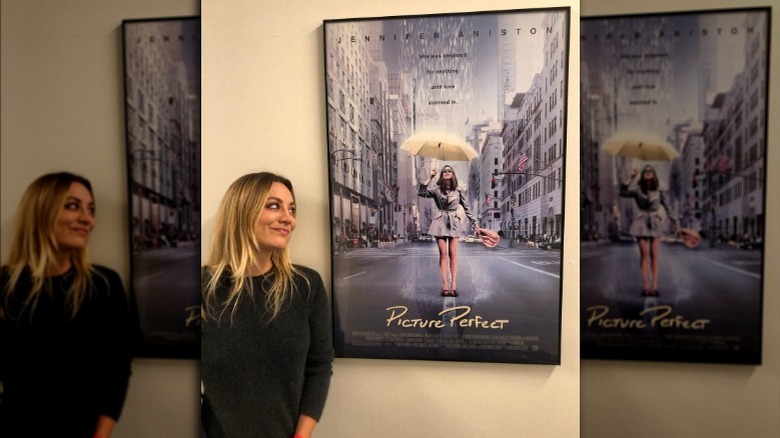 Kaley Cuoco smiling at Picture Perfect poster