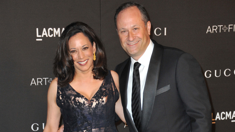 Kamala Harris Doug Emhoff smiling