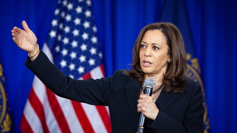 Kamala Harris speaking