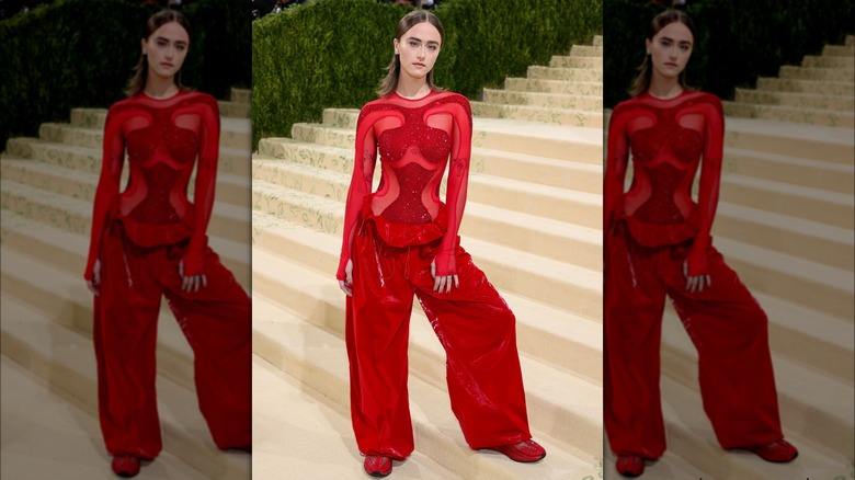 Ella Emhoff wearing red outfit at the Met Gala