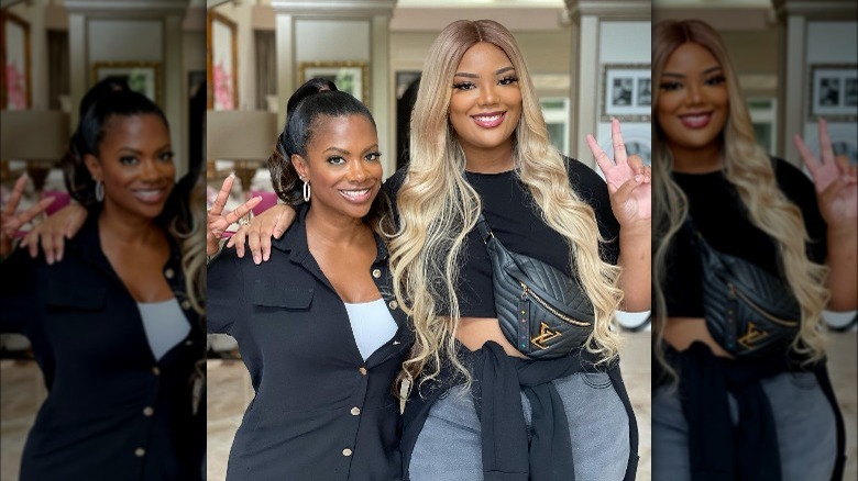 Riley Burruss posing with Kandi Burruss