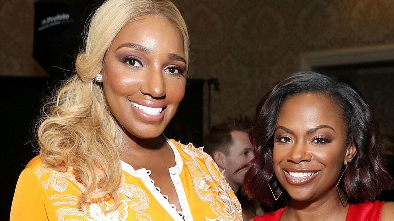 NeNe Leakes, Kandi Burruss smiling