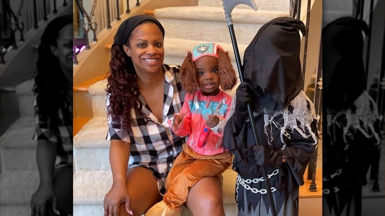 Kandi Burruss and children halloween