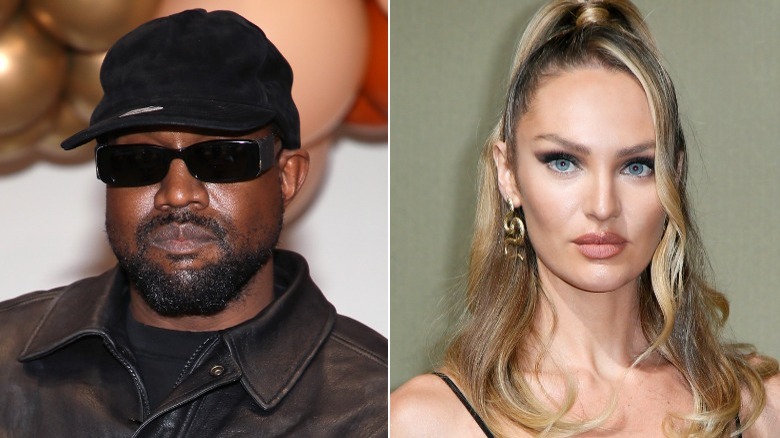 Kanye West and Candice Swanepoel