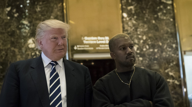 Donald Trump and Kanye West