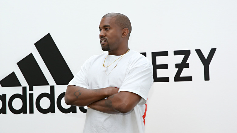Kanye West arms crossed