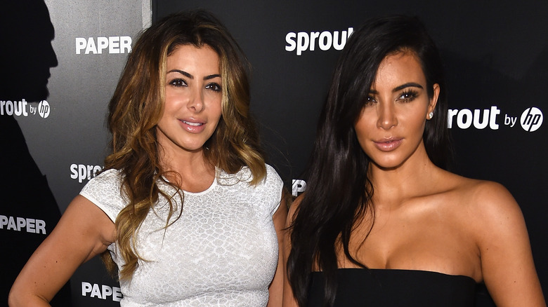 Larsa Pippen and Kim Kardashian on the red carpet