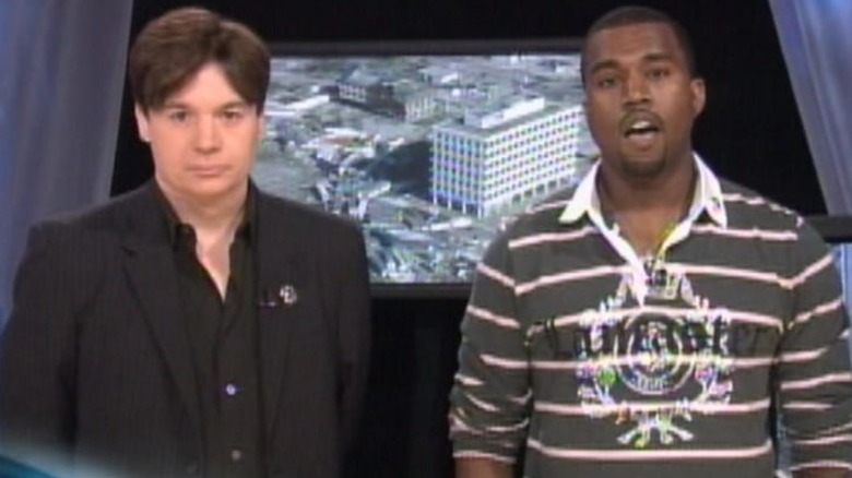 Mike Myers and Kanye West for American Red Cross telethon