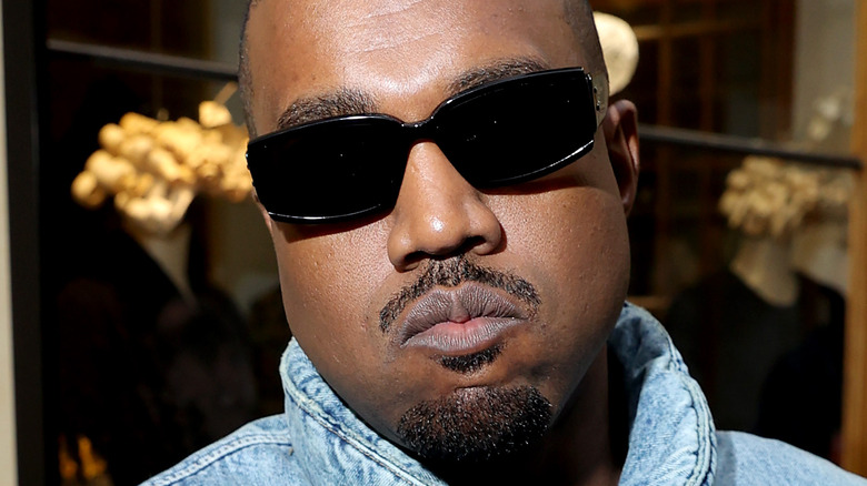 Kanye "Ye" West in dark sunglasses