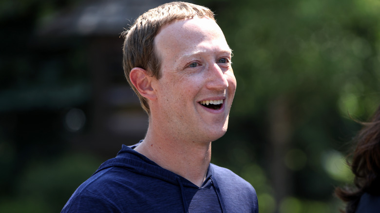 Mark Zuckerberg smiling