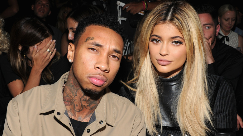 Tyga, Kylie Jenner posing