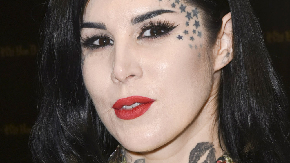 Kat Von D poses for a photo