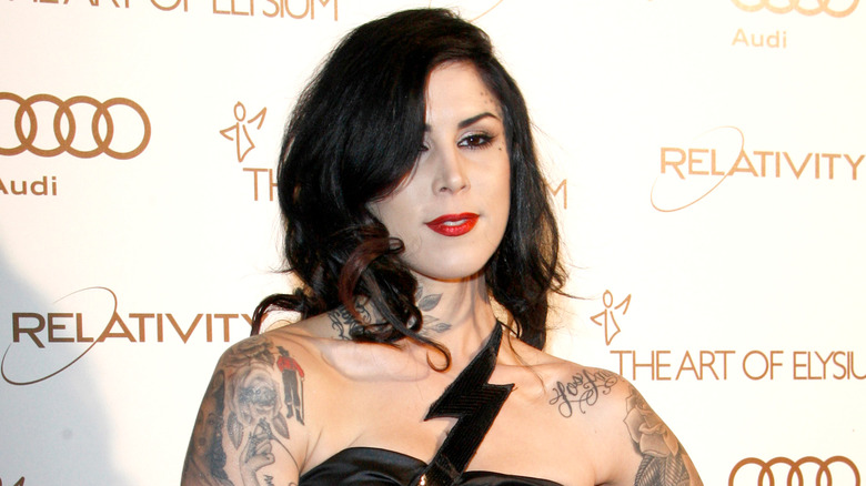 Kat Von D on the red carpet