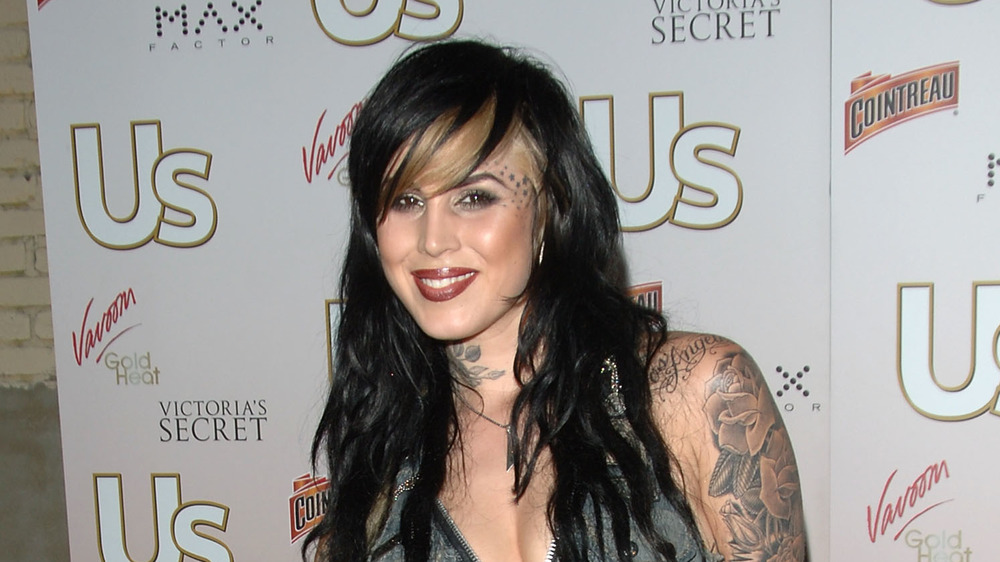 Kat Von D on the red carpet in 2007