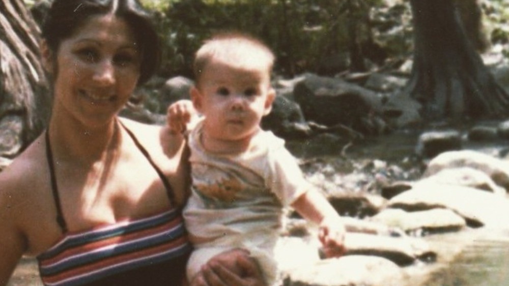 Baby Kat Von D with her mother in Mexico